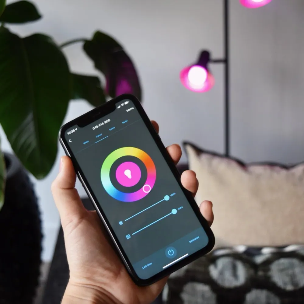 Calex Smart LED Lamp - E14 - B35 - RGB + CCT