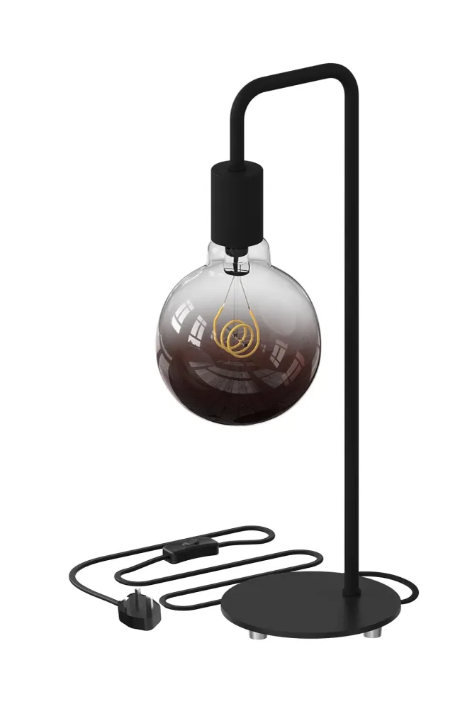 Calex Tafellamp U-vorm - E27 - Zwart - 1.5m kabel
