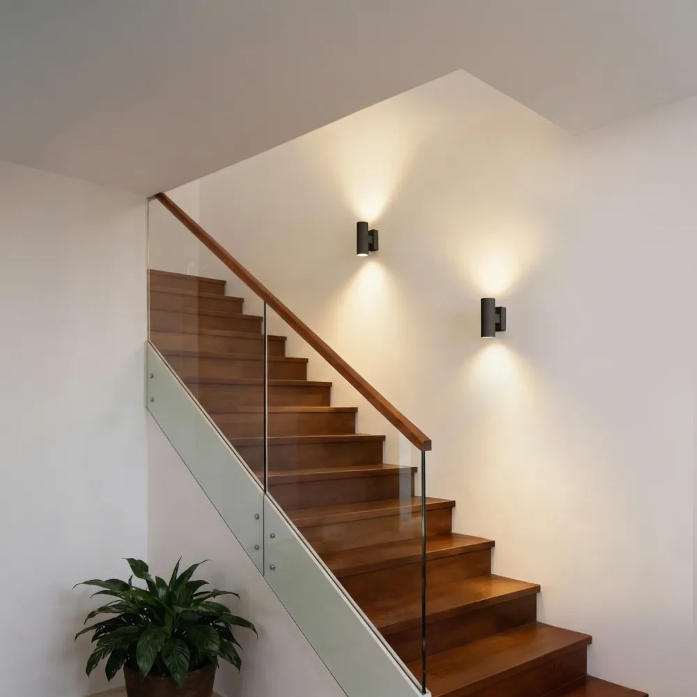 Calex Turin Wandlamp - Up & Down - 2x GU10 - Antraciet