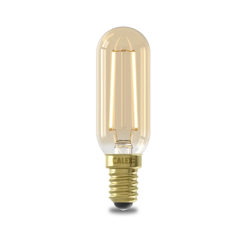 Calex Warm Filament LED Lamp - E14 - T25 - Goud