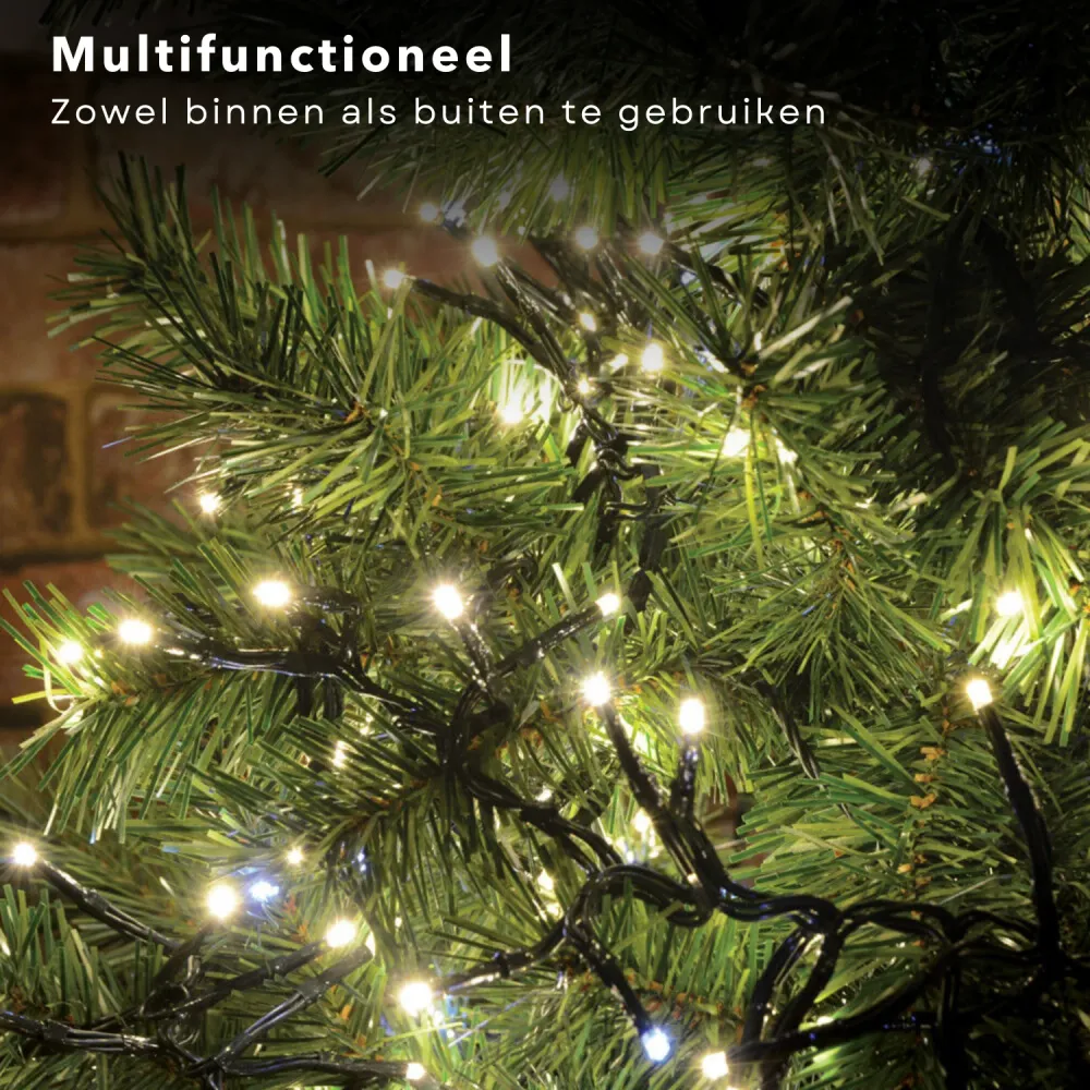 Cheqo® Kerstboomverlichting - Clusterverlichting - Kerstlampjes - Led Verlichting - Kerstverlichting - 1512 LED - 11 meter...