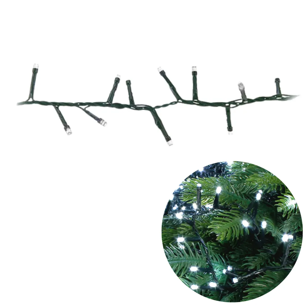 Cheqo® Kerstboomverlichting - Micro Clusterverlichting - Kerstlampjes - Led Verlichting - Kerstverlichting voor Binnen en...