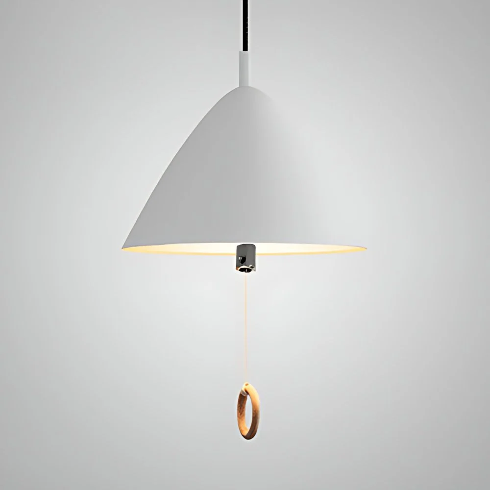 10,5"/13"/16" brede 1-kops paraplu-hanglamp met kegelvormige kap moderne metalen hanglamp voor hotelkeuken Clearhalo