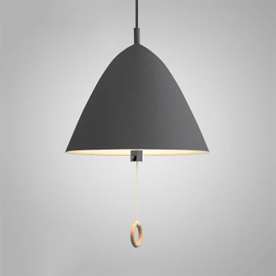 10,5"/13"/16" brede 1-kops paraplu-hanglamp met kegelvormige kap moderne metalen hanglamp voor hotelkeuken Clearhalo
