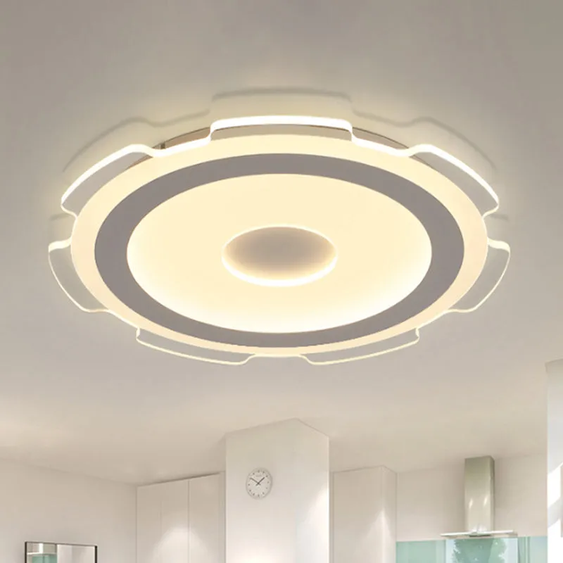 16,5"/20,5"/24,5" brede uitrusting inbouw moderne acryl LED woonkamer inbouwlamp warm/wit licht Clearhalo