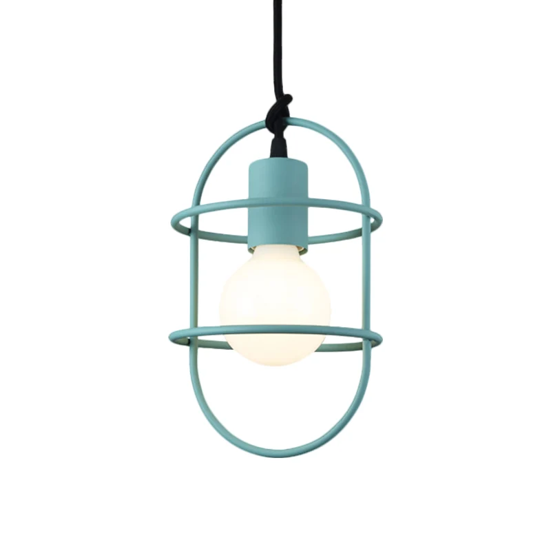 1-lamps eetkamer plafond hanglamp minimalisme wit/roze/geel druppellamp met metalen capsuleframe kap Clearhalo