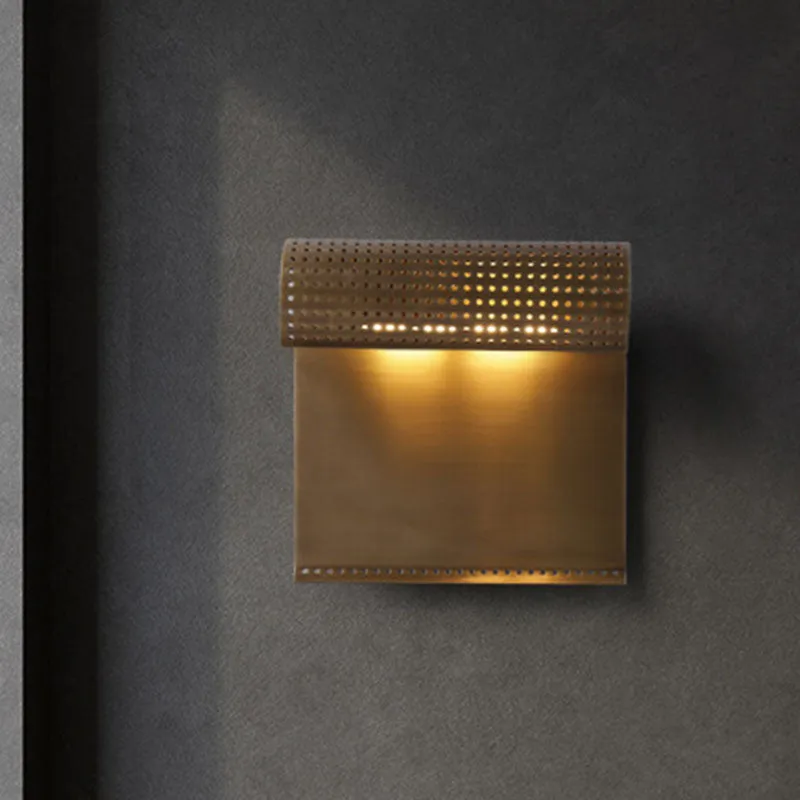 1-lamps metalen wandkandelaar licht koloniaal zwart/goud rol woonkamer wandlamp armatuur met uitsparing ontwerp Clearhalo