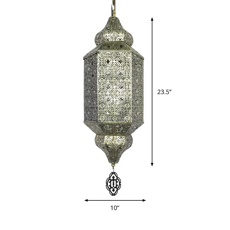 1-lichts uitgeholde schans Art Deco bronzen afwerking metalen Arabische muur inbouwlamp Clearhalo