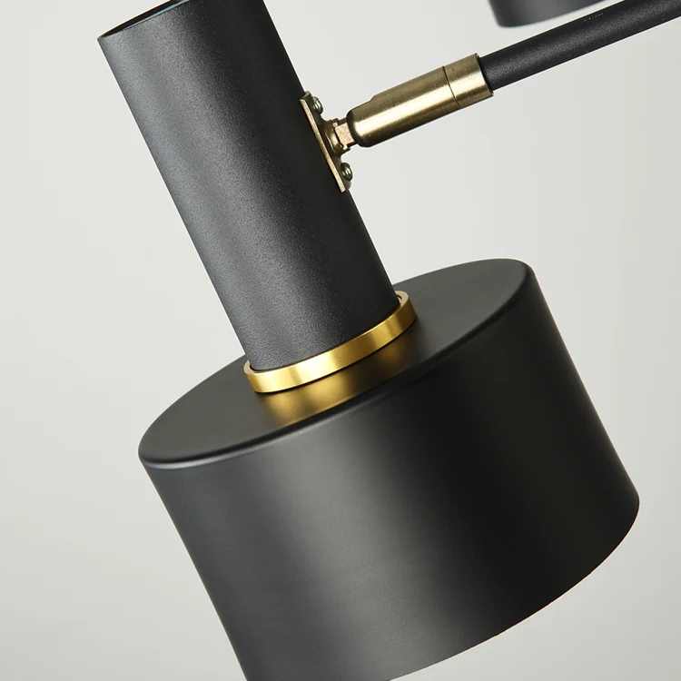 2-laags 6-lichts kroonluchter Drum en Bowl metalen hanglamp voor woonkamervilla Clearhalo