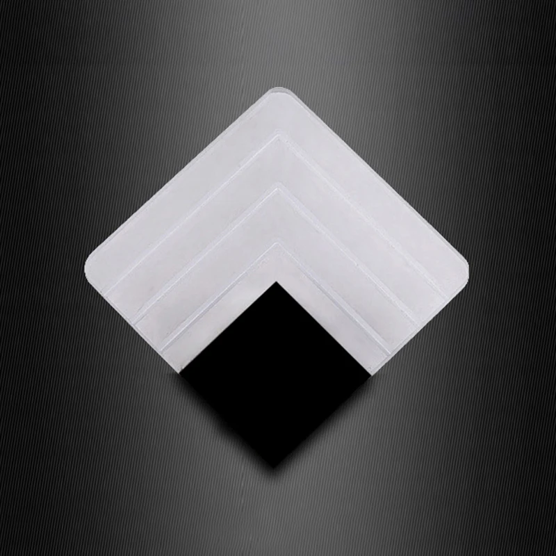 5,5"/8" brede vierkante LED-wandkandelaar Eenvoud acryl LED verouderde zilver/zwarte wandlamp blaker Clearhalo