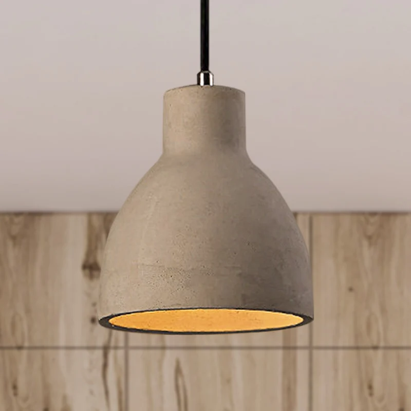 6,5"/8,5"/10,5" Dia schuur/cilinder/koepel cement hanglamp industriële 1 licht eettafel plafondlamp met verstelbaar snoer...