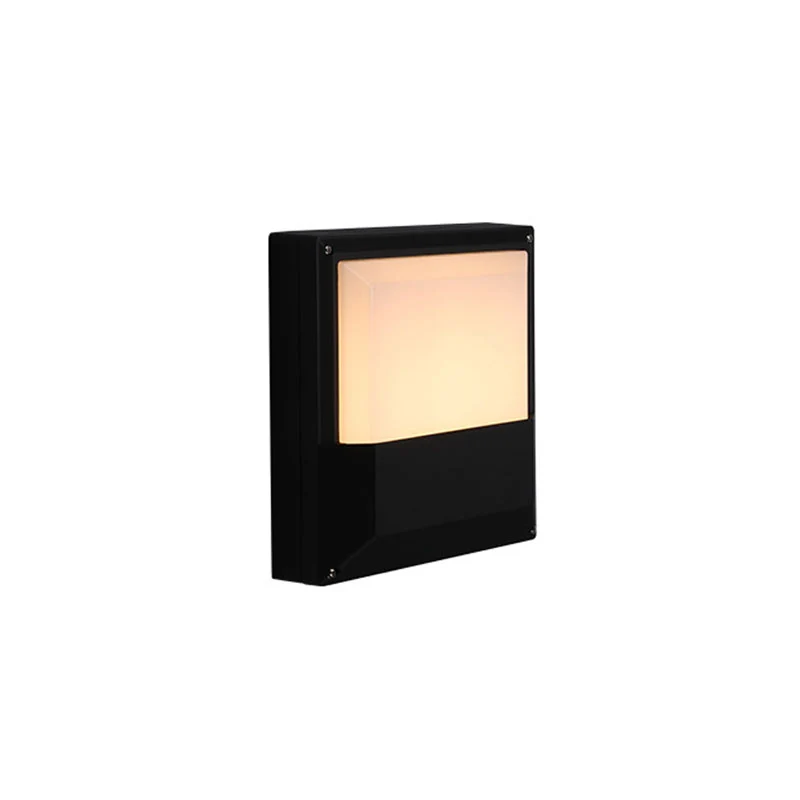 Acryl geometrische schaduw wandkandelaar lamp minimalistische LED-wandverlichting zwart Clearhalo