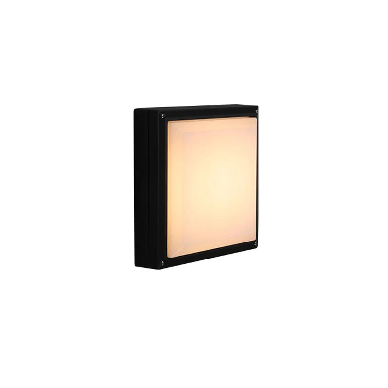 Acryl geometrische schaduw wandkandelaar lamp minimalistische LED-wandverlichting zwart Clearhalo