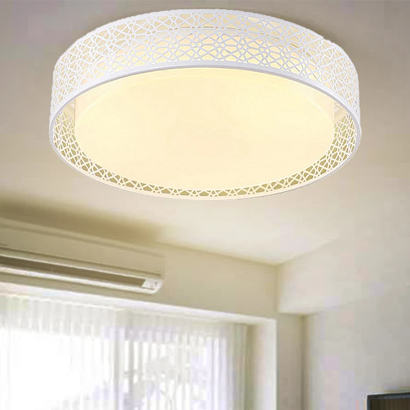 Acryl holle ronde plafondlamp moderne stijl LED-plafondlamp wit voor volwassen slaapkamer Clearhalo
