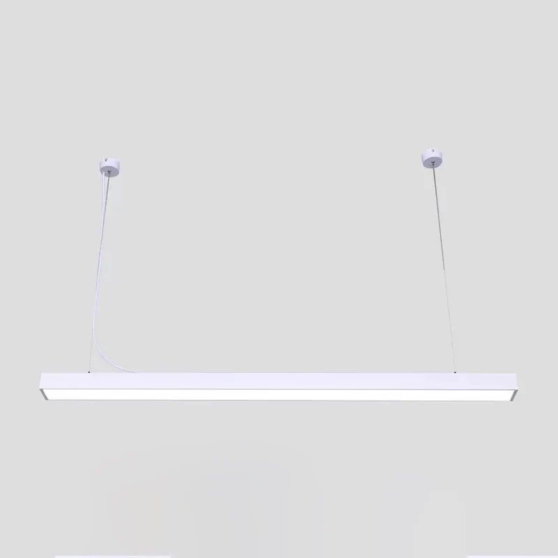Acryl staafvormige hanglamp Eenvoud LED-hanglamp voor kantoor Clearhalo