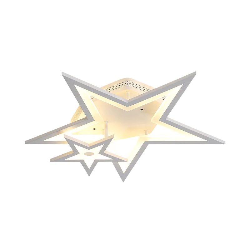 Acryl Ster LED-plafondlamp Armatuur Eetkamer Modern plafondmontagelicht wit Clearhalo