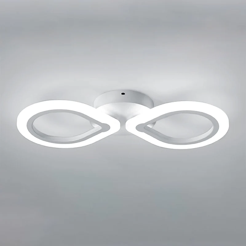 Acryl Waterdrop Wandkandelaar Licht Eenvoudig 1/2 Licht Wit LED-wandverlichtingsarmatuur Clearhalo