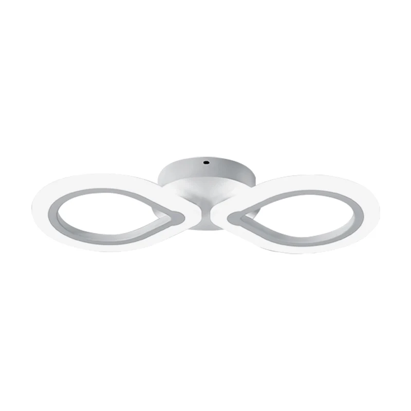 Acryl Waterdrop Wandkandelaar Licht Eenvoudig 1/2 Licht Wit LED-wandverlichtingsarmatuur Clearhalo