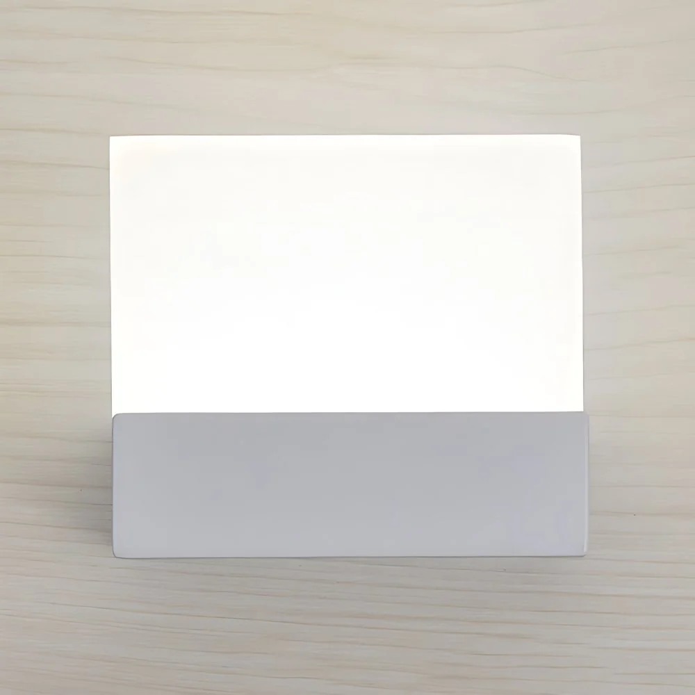 Acrylplaat schanslicht Minimalistische LED 1-lichts wandverlichtingsideeën warm/wit licht Clearhalo