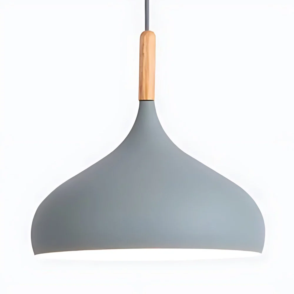 Aluminium uienschaduw hanglamp balkon hal 9,5/12/14 inch breed 1 lamp hedendaagse hanglamp Clearhalo