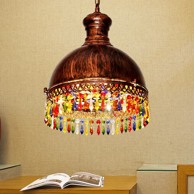 Art Deco Bowl-kroonluchterverlichting 3 lampen Metalen plafondophanglamp messing voor woonkamer Clearhalo