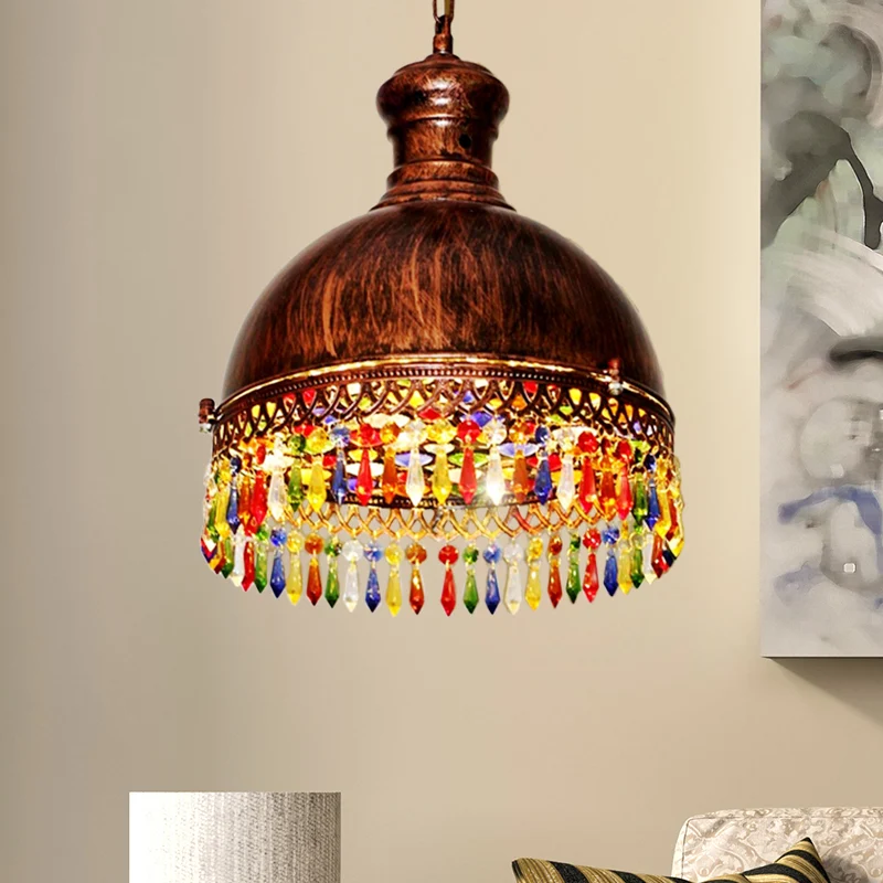 Art Deco Bowl-kroonluchterverlichting 3 lampen Metalen plafondophanglamp messing voor woonkamer Clearhalo