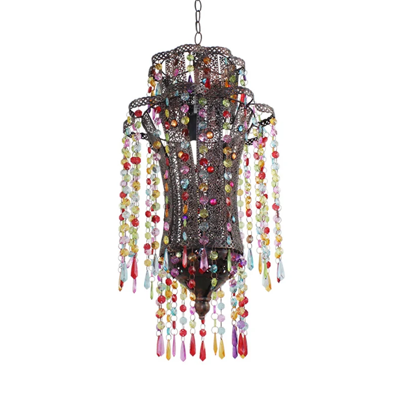 Art Deco Curvy Suspension hanglamp 1 lichtmetalen hanglamp brons voor woonkamer Clearhalo