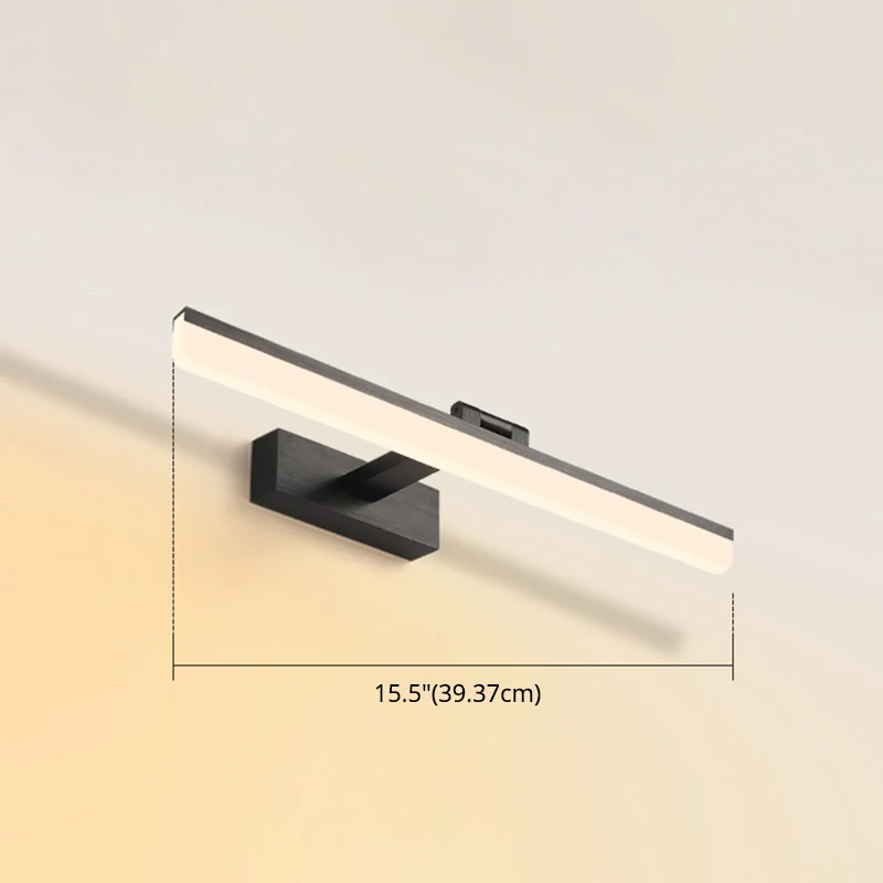 Badkamer LED-spiegelkastlamp Modern badlicht 3 kleurenafwerking Clearhalo