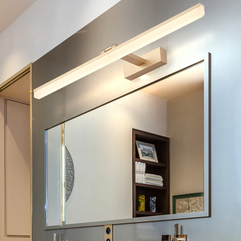 Badkamer LED-spiegelkastlamp Modern badlicht 3 kleurenafwerking Clearhalo