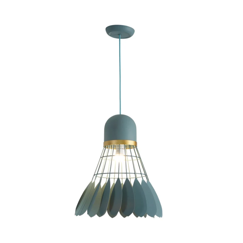 Badmintonvormige woonkamer hanglamp ijzer 1 kop hedendaagse hanglamp Clearhalo
