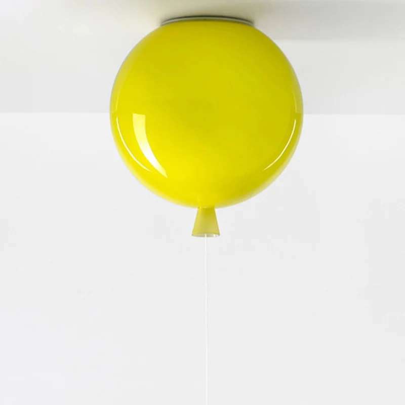 Ballon Semi Mount Verlichting Kinder Plastic 1-lichts Slaapkamer Plafondlamp Clearhalo