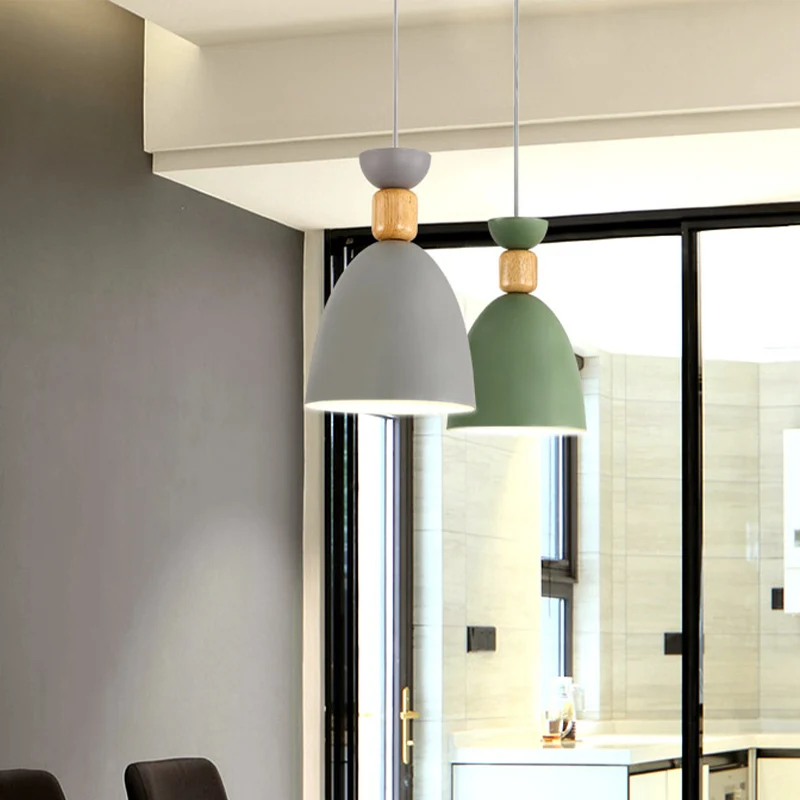Bell Eetkamer Downlight Hanglamp Metaal Enkele lamp Scandinavische stijl Hanglamp Clearhalo