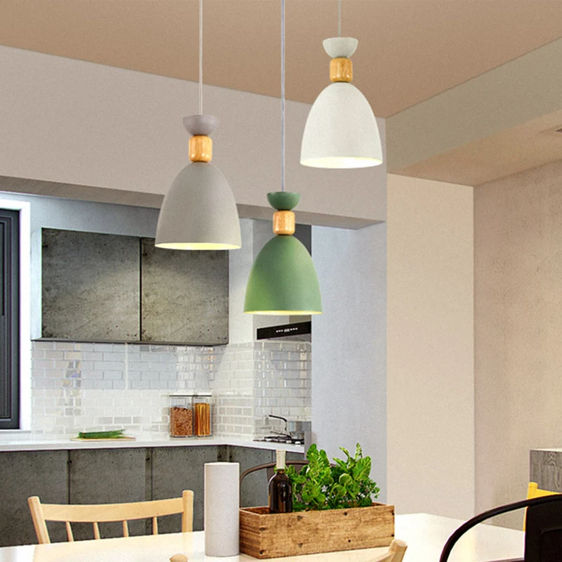Bell Eetkamer Downlight Hanglamp Metaal Enkele lamp Scandinavische stijl Hanglamp Clearhalo