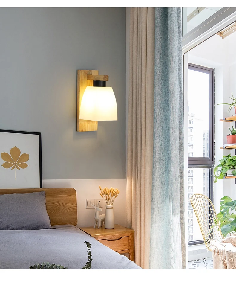 Binnenverlichting Moderne eenvoudige blaker 1 hoofd omhoog en omlaag wandverlichting voor studeerkamer slaapkamer Clearhalo