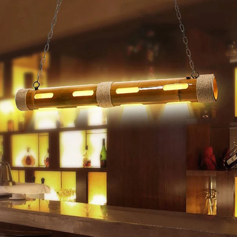 Bistro Tube Shade Island Lights IJzeren vintage-stijl eilandarmaturen met één lamp beige Clearhalo