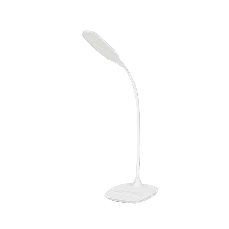 Blauw/roze/witte LED-bureaulamp Kunststof tafellamp eigentijdse stijl voor nachtkastje Clearhalo