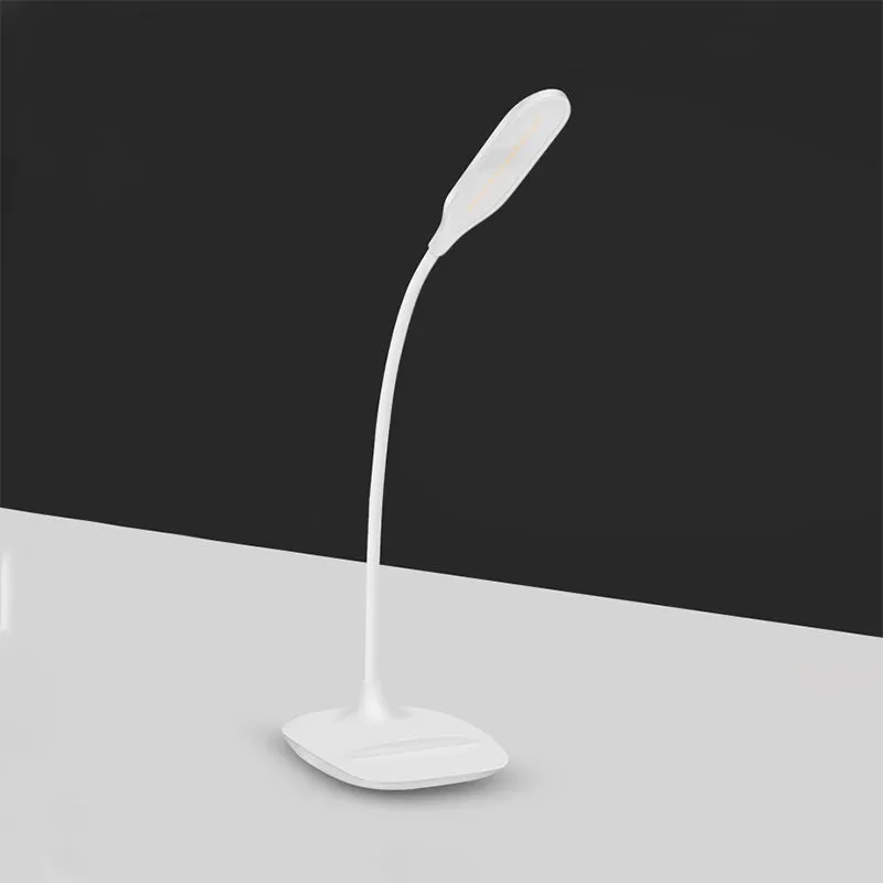 Blauw/roze/witte LED-bureaulamp Kunststof tafellamp eigentijdse stijl voor nachtkastje Clearhalo