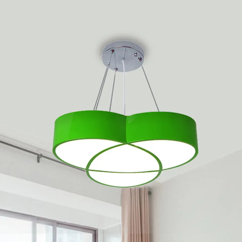 Bloemvorm hanglamp Creatieve metalen en acryl hanglamp voor verpleegkamer Clearhalo