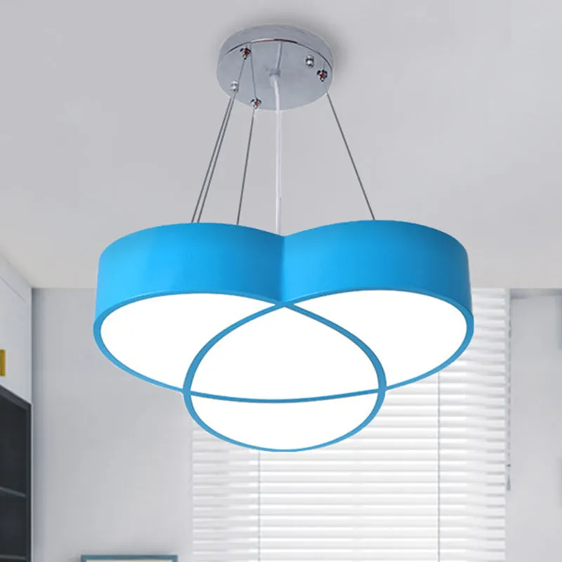 Bloemvorm hanglamp Creatieve metalen en acryl hanglamp voor verpleegkamer Clearhalo