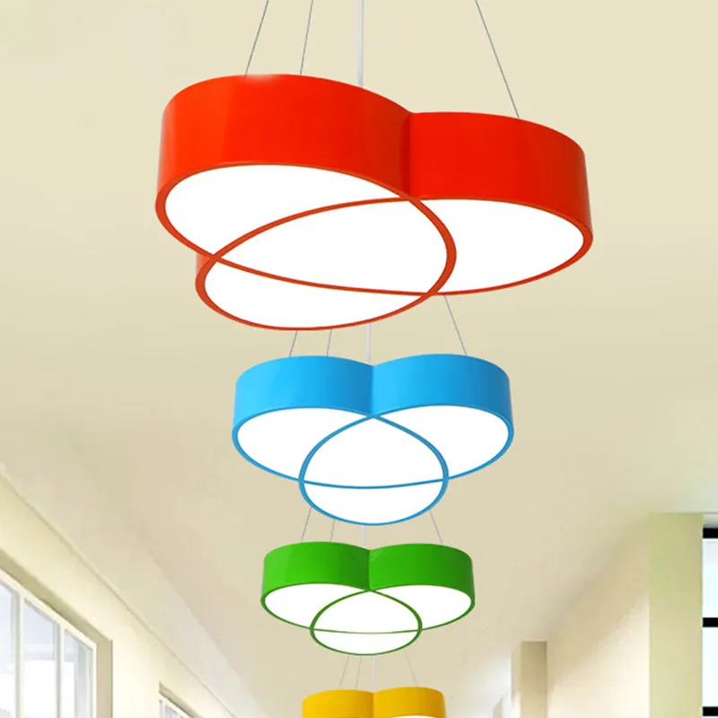 Bloemvorm hanglamp Creatieve metalen en acryl hanglamp voor verpleegkamer Clearhalo