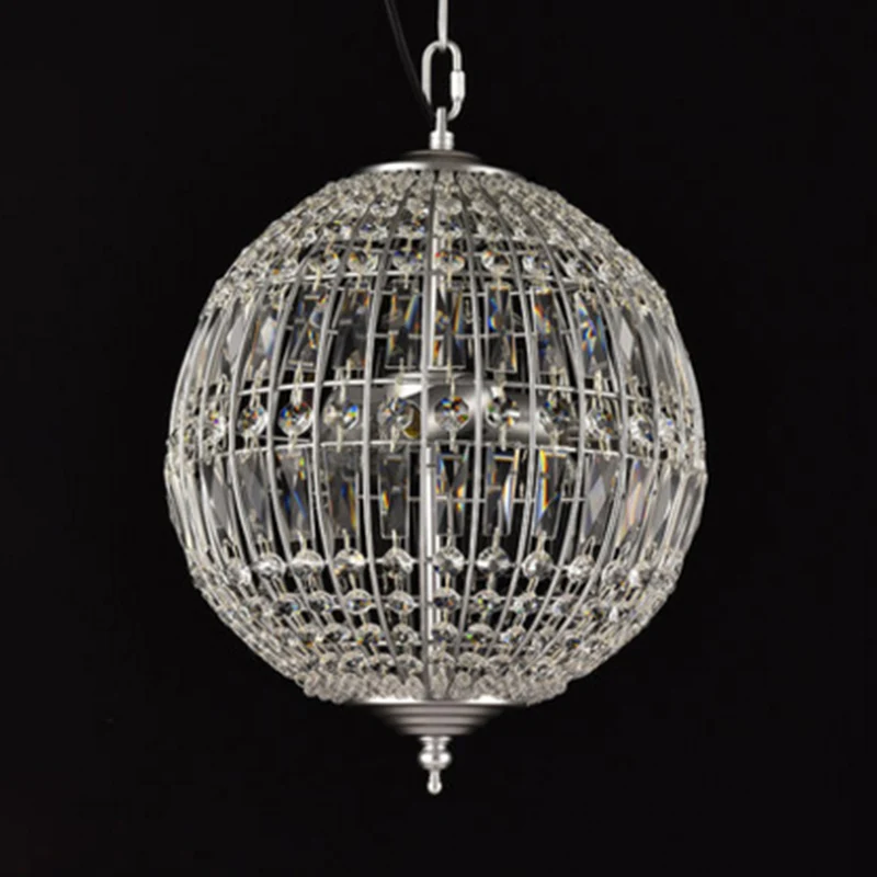 Bol eetkamer neerwaartse verlichting hanger klassieke heldere kristallen hangende kroonluchter Clearhalo