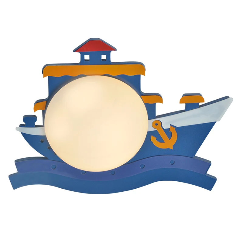 Bootvorm kinderkamer schansverlichting LED cartoon wandlamp Clearhalo