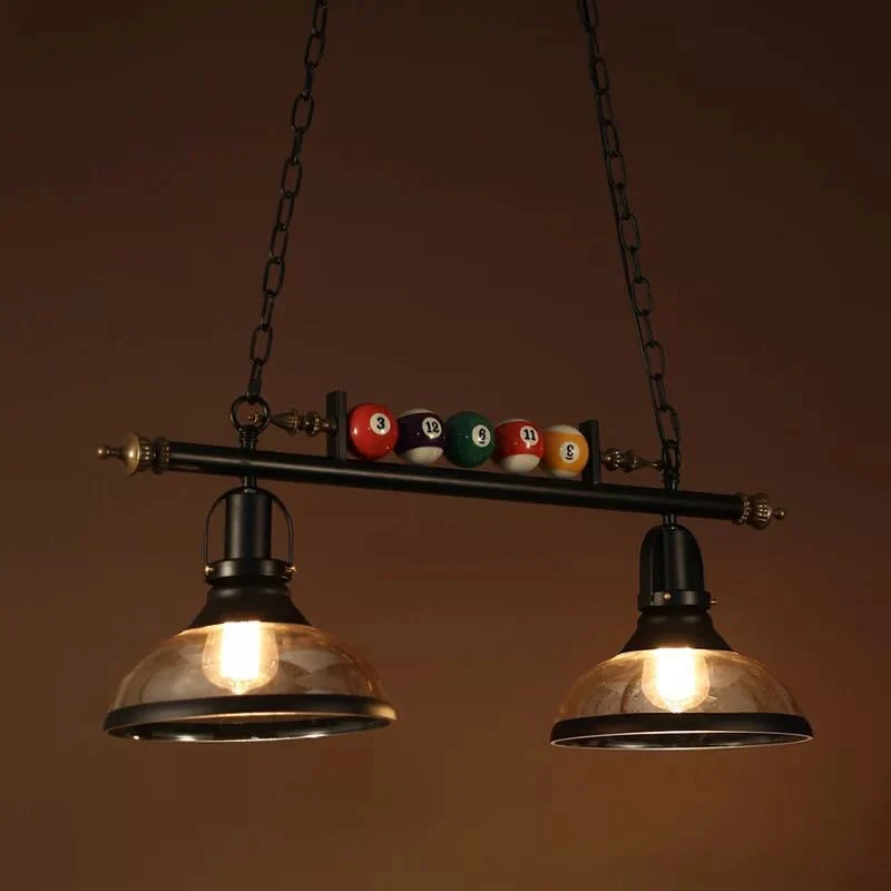 Bowl Shade Biljart Licht Industrieel Stijl Metalen Eiland Lichtpunt voor Restaurant Clearhalo