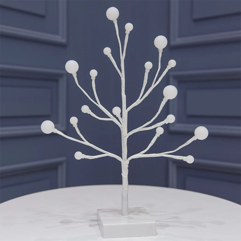 Branching nachttafellamp moderne kunststof woonkamer LED-nachtkastje licht wit Clearhalo