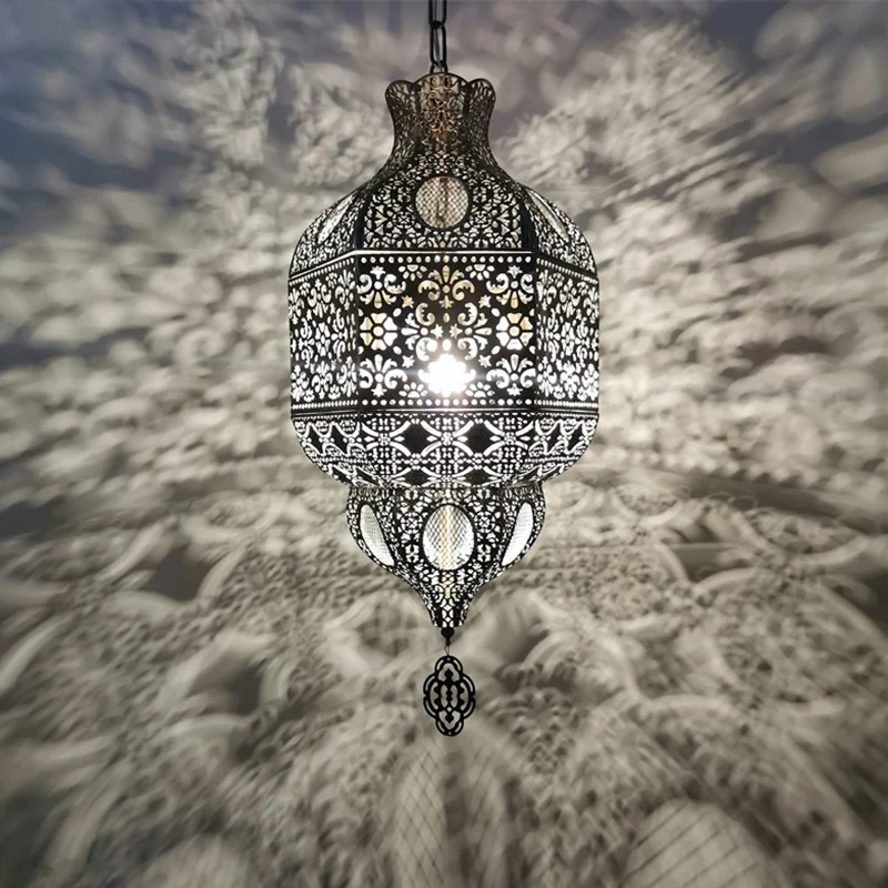 Bronze Etch plafond hanglamp Art Deco metaal 3-lamps woonkamer kroonluchterverlichting Clearhalo