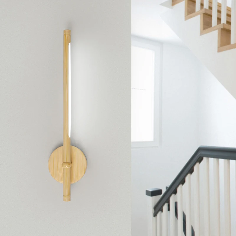Buisvormig wandgemonteerd licht Eenvoudige stijl acryl geel schanslicht warm/wit/natuurlijk licht Clearhalo