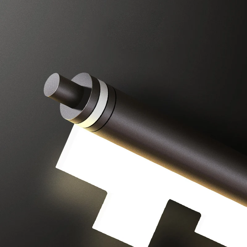 Buisvormige metalen eilandverlichting met mat effect, eenvoudige stijl LED-plafondlamp met acrylkap Clearhalo
