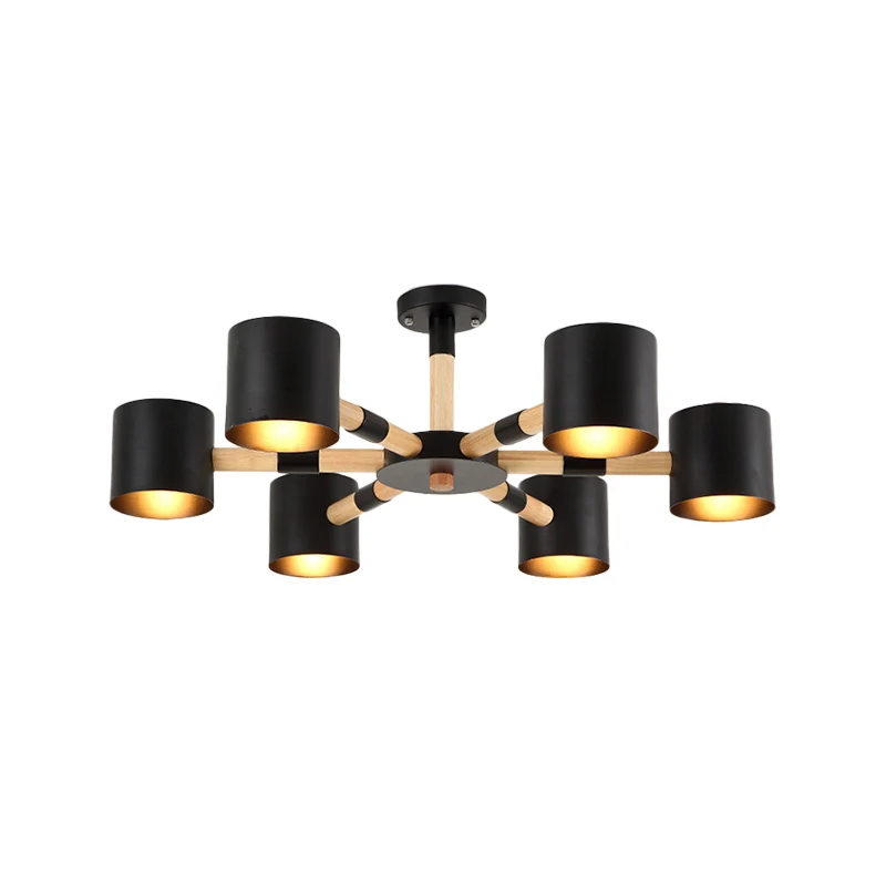Cilinder Woonkamer Hanglampen Metalen Noordse Hanglamp Clearhalo
