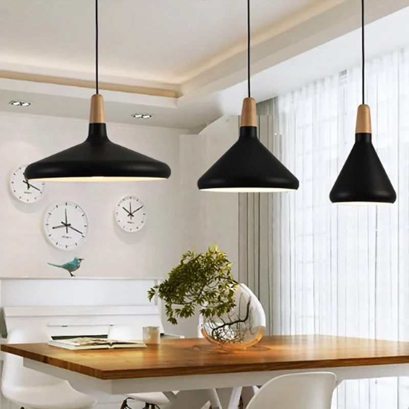 Cone Shade-plafondlamp Eenvoud Metallic 1-kops eetkamer hanglamp Clearhalo