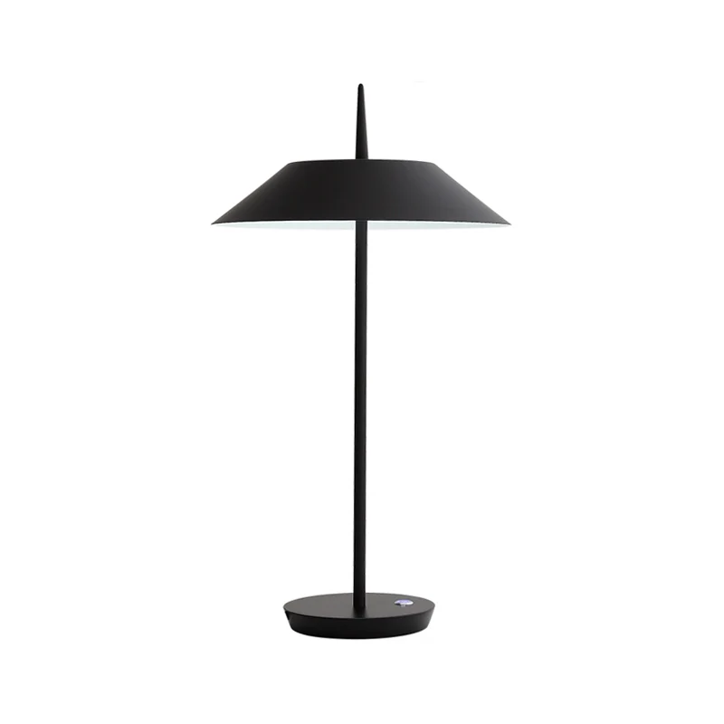Cone tafellamp eigentijdse stijl metaal LED zwart/wit/goud tafellamp voor woonkamer Clearhalo